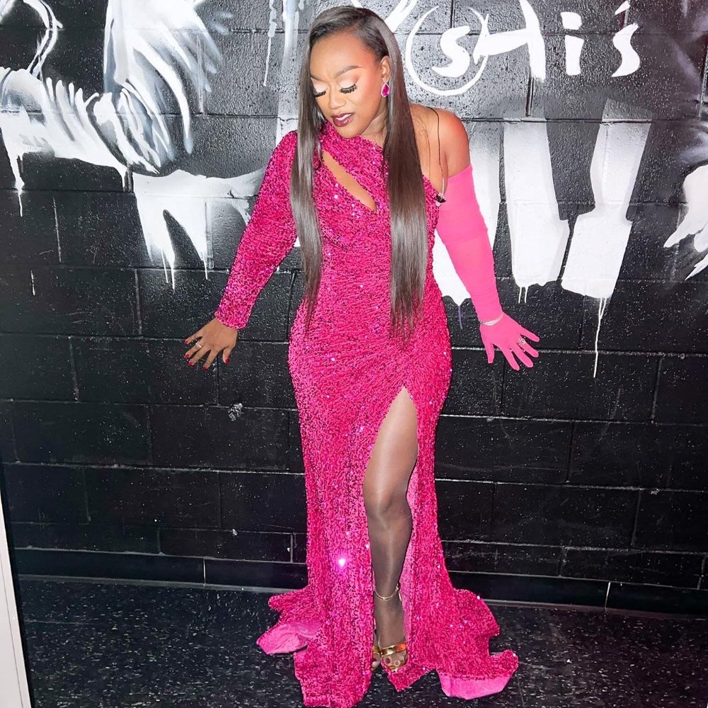 Hot Pink Gown